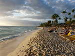 Hotel Iberostar Hacienda Dominicus am Strand von Bayahibe der Strand.